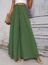 Load image into Gallery viewer, Honey Tied High Waist Wide Leg Pants