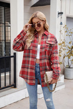 Load image into Gallery viewer, Plaid Button Up Long Sleeve Shirt