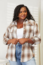 Load image into Gallery viewer, Mandy Plaid Dropped Shoulder Shirt