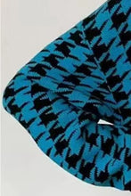 Load image into Gallery viewer, Houndstooth Button Up Long Sleeve Cardigan