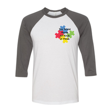 Load image into Gallery viewer, All Kinds of Minds Unisex Raglan Tee