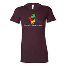 Load image into Gallery viewer, Autism Awareness Boyfriend Tee (White)