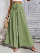 Load image into Gallery viewer, Honey Tied High Waist Wide Leg Pants