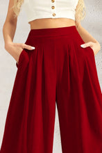 Load image into Gallery viewer, Pocketed High Waist Wide Leg Pants