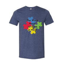 Load image into Gallery viewer, All Kinds of Minds Short Sleeve T-Shirt