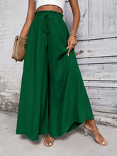 Load image into Gallery viewer, Honey Tied High Waist Wide Leg Pants