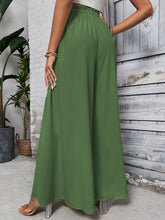 Load image into Gallery viewer, Honey Tied High Waist Wide Leg Pants