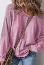 Load image into Gallery viewer, Exposed Seam Long Sleeve Sweatshirt