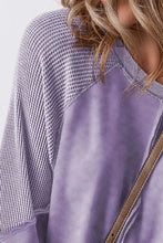Load image into Gallery viewer, Exposed Seam Long Sleeve Sweatshirt