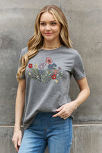 Load image into Gallery viewer, Simply Love Simply Love Full Size Flower Graphic Cotton Tee
