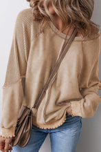 Load image into Gallery viewer, Exposed Seam Long Sleeve Sweatshirt