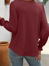 Load image into Gallery viewer, Mandy Square Neck Long Sleeve Top