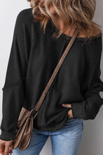 Load image into Gallery viewer, Exposed Seam Long Sleeve Sweatshirt