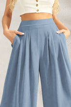 Load image into Gallery viewer, Pocketed High Waist Wide Leg Pants