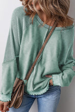 Load image into Gallery viewer, Exposed Seam Long Sleeve Sweatshirt
