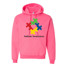 Load image into Gallery viewer, Autism Awareness Hoodie (Black Lettering)