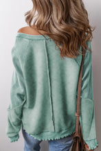 Load image into Gallery viewer, Exposed Seam Long Sleeve Sweatshirt
