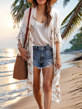 Load image into Gallery viewer, Printed Open Front Cover-Up