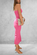 Load image into Gallery viewer, Slit Tube Midi Dress