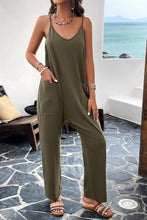 Load image into Gallery viewer, Pocketed Spaghetti Strap Overalls