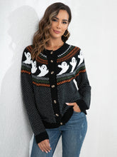 Load image into Gallery viewer, Ghost Button Up Long Sleeve Cardigan
