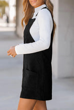 Load image into Gallery viewer, Pocketed Square Neck Wide Strap Overall Dress