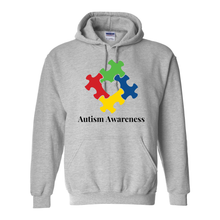 Load image into Gallery viewer, Autism Awareness Hoodie (Black Lettering)