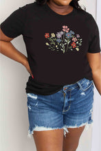 Load image into Gallery viewer, Simply Love Simply Love Full Size Flower Graphic Cotton Tee