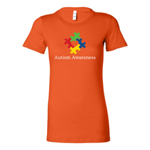 Load image into Gallery viewer, Autism Awareness Boyfriend Tee (White)