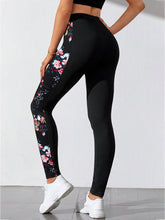 Load image into Gallery viewer, Floral Print Wide Waistband Pants