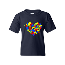 Load image into Gallery viewer, Autism Heart Youth T-Shirt