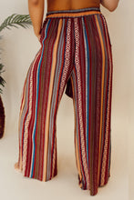 Load image into Gallery viewer, Printed Tied Wide Leg Pants
