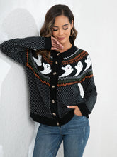 Load image into Gallery viewer, Ghost Button Up Long Sleeve Cardigan