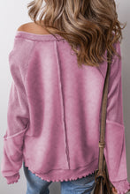 Load image into Gallery viewer, Exposed Seam Long Sleeve Sweatshirt