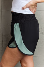 Load image into Gallery viewer, Ninexis Put In Work High Waistband Contrast Detail Active Shorts