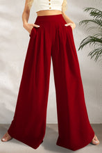 Load image into Gallery viewer, Pocketed High Waist Wide Leg Pants