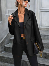 Load image into Gallery viewer, Ivy Lane Pocketed Button Up Collared Neck Blazer