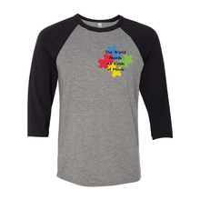Load image into Gallery viewer, All Kinds of Minds Unisex Raglan Tee