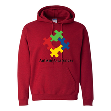 Load image into Gallery viewer, Autism Awareness Hoodie (Black Lettering)