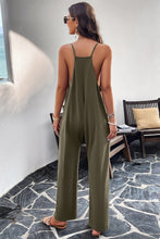Load image into Gallery viewer, Pocketed Spaghetti Strap Overalls