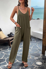 Load image into Gallery viewer, Pocketed Spaghetti Strap Overalls