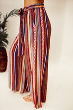 Load image into Gallery viewer, Printed Tied Wide Leg Pants