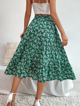 Load image into Gallery viewer, Printed Ruffle Hem Midi Skirt