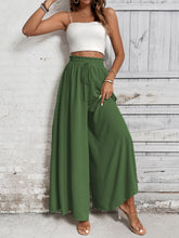 Load image into Gallery viewer, Honey Tied High Waist Wide Leg Pants