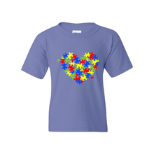 Load image into Gallery viewer, Autism Heart Youth T-Shirt