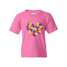 Load image into Gallery viewer, Autism Heart Youth T-Shirt