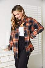 Load image into Gallery viewer, Mandy Plaid Dropped Shoulder Shirt