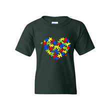 Load image into Gallery viewer, Autism Heart Youth T-Shirt
