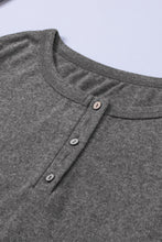 Load image into Gallery viewer, Button Up Drop Shoulder Top