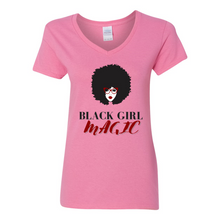 Load image into Gallery viewer, Black Girl Magic V-Neck T-Shirt